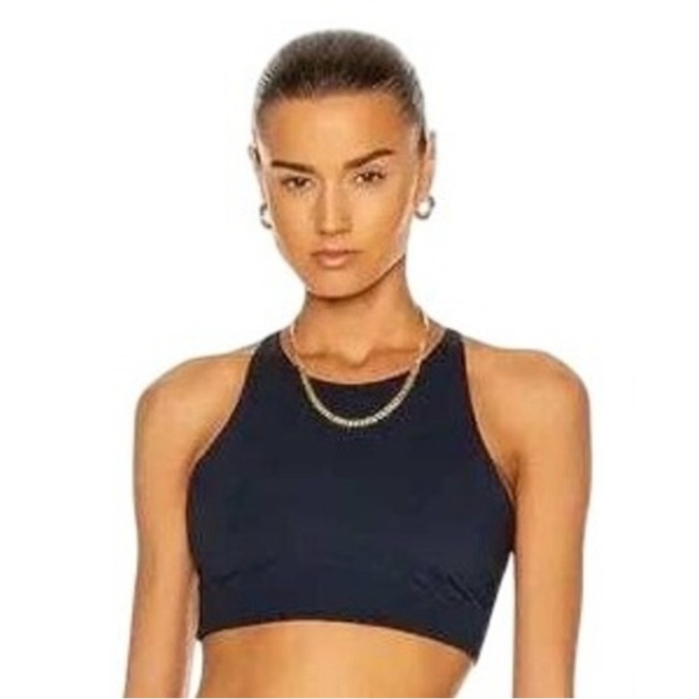 Girlfriend Collective Topanga Sports Bra - Black - NWT